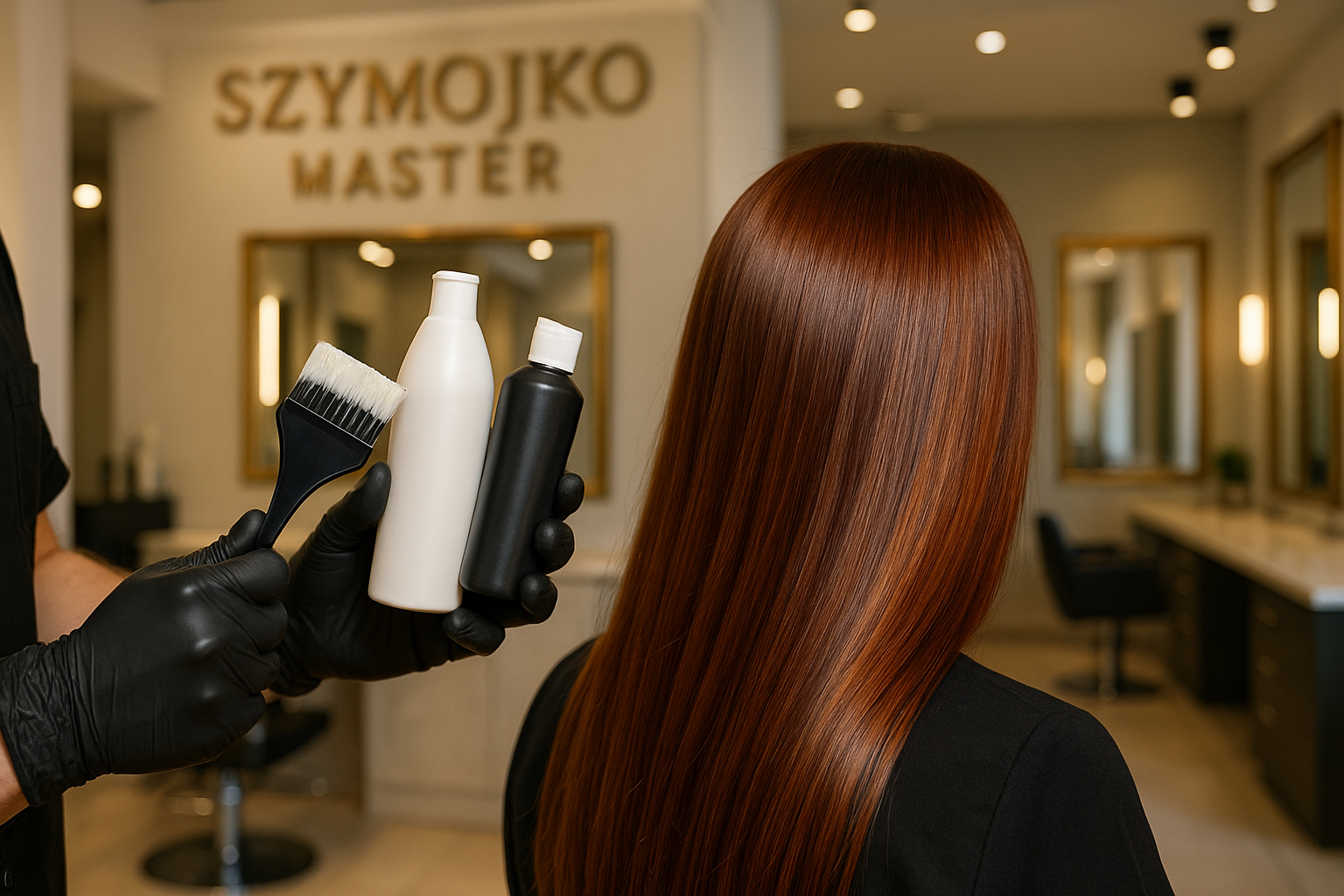 Pielęgnacja włosów farbowanych w salonie fryzjerskim Szymojko Master w Warszawie